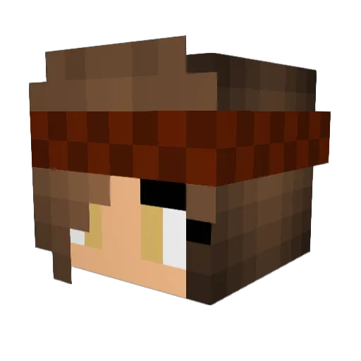 Bpfs96 Minecraft avatar head, 3D render