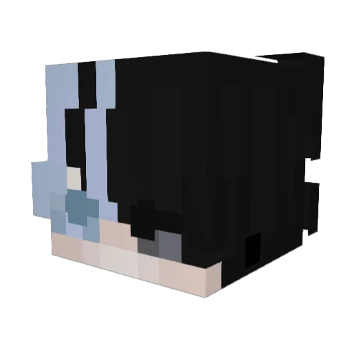 BqdBunny Minecraft avatar head, 3D render