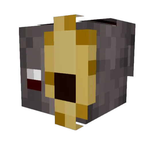 Bqnnyy Minecraft avatar head, 3D render