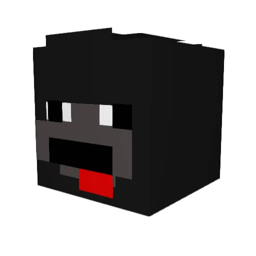 Br01D Minecraft avatar head, 3D render