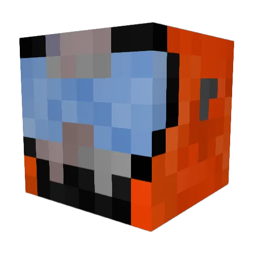 Br0hoof Minecraft avatar head, 3D render