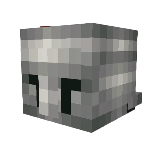 Br0laire Minecraft avatar head, 3D render