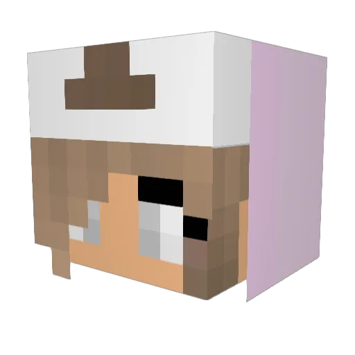 Br0therH0thLP Minecraft avatar head, 3D render