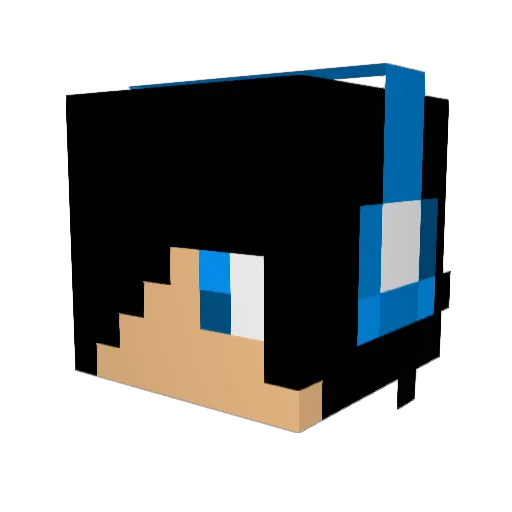 Br3akdowNvQ Minecraft avatar head, 3D render