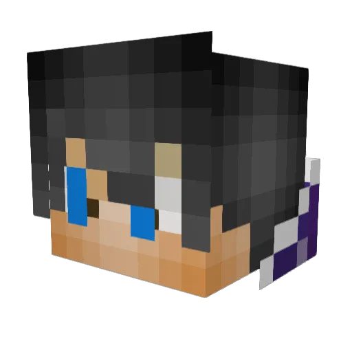 Br3ms15 Minecraft avatar head, 3D render