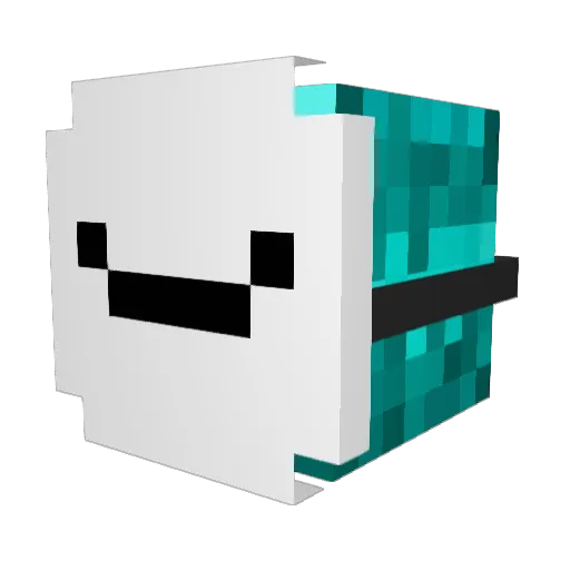 Br4k4n Minecraft avatar head, 3D render