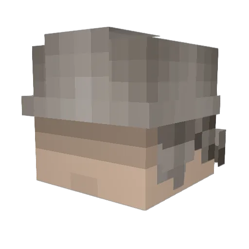 BrITISHARMyLadd7 Minecraft avatar head, 3D render