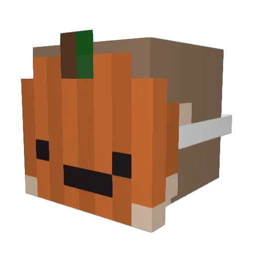 BrKaio Minecraft avatar head, 3D render