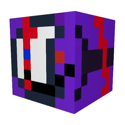 BrOkEnDeMoN7 Minecraft avatar head, 3D render