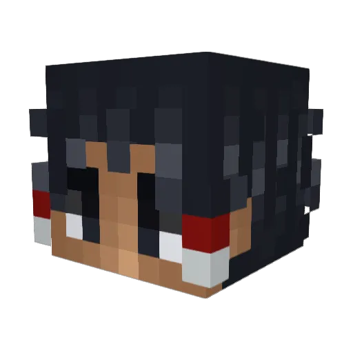 BraWzZ Minecraft avatar head, 3D render