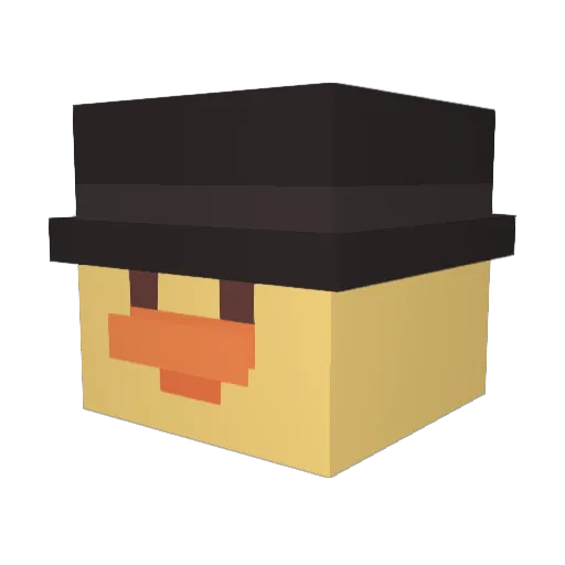 BraZ__ Minecraft avatar head, 3D render