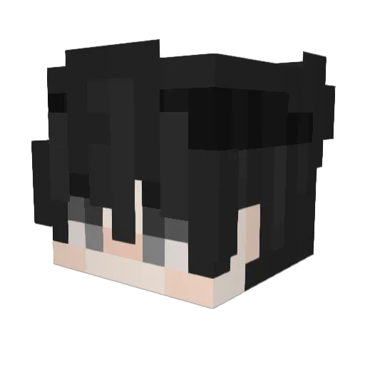 Brabus Minecraft avatar head, 3D render