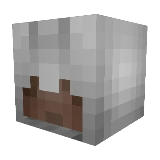 Brad428 Minecraft avatar head, 3D render