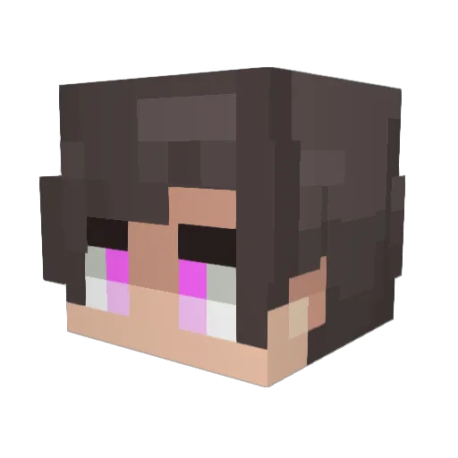 Brad Minecraft avatar head, 3D render