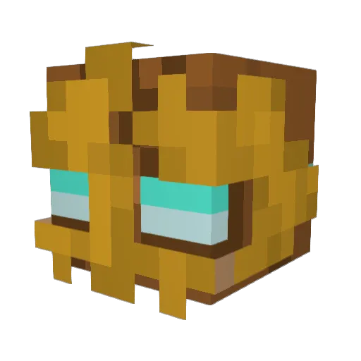 BradCommaLee Minecraft avatar head, 3D render