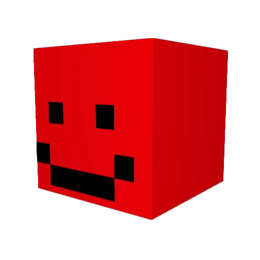 BradPitt1042 Minecraft avatar head, 3D render