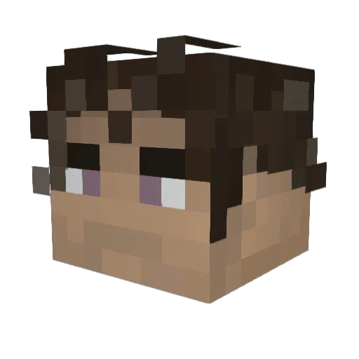 BradSmith033 Minecraft avatar head, 3D render