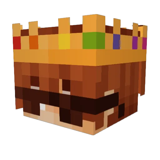 BradTheOriginal Minecraft avatar head, 3D render