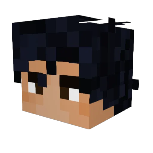 Brad_dan Minecraft avatar head, 3D render