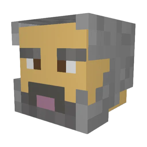 Bradfryy420 Minecraft avatar head, 3D render