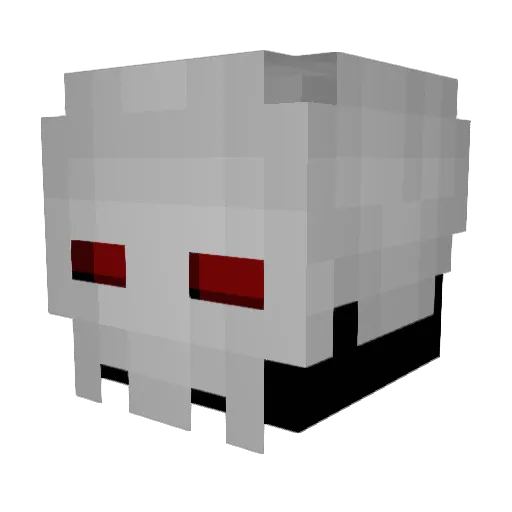 Bradlessa Minecraft avatar head, 3D render