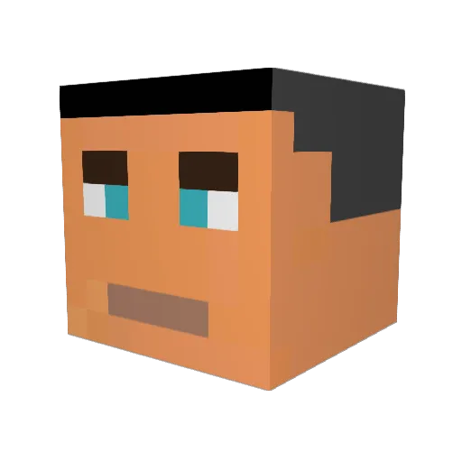 BradleyKeith Minecraft avatar head, 3D render