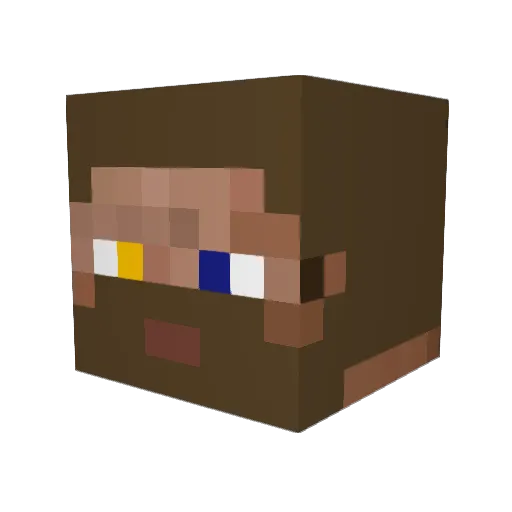 BradskeySniper3 Minecraft avatar head, 3D render