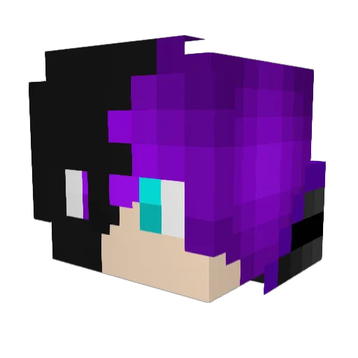 Bradsky123 Minecraft avatar head, 3D render