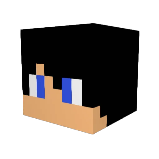 Bradstar02 Minecraft avatar head, 3D render