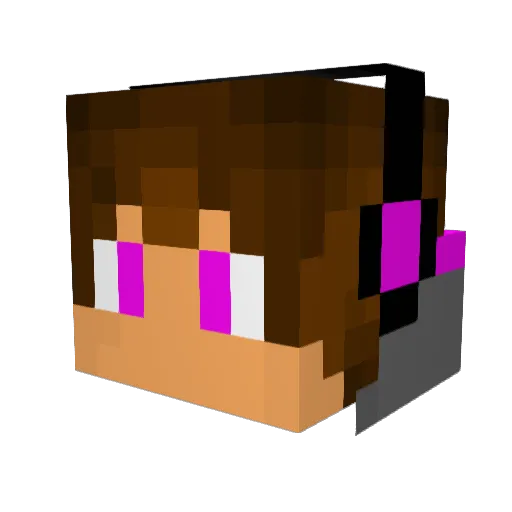 Brady2284 Minecraft avatar head, 3D render