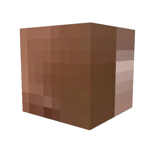 BradyInABaggie Minecraft avatar head, 3D render