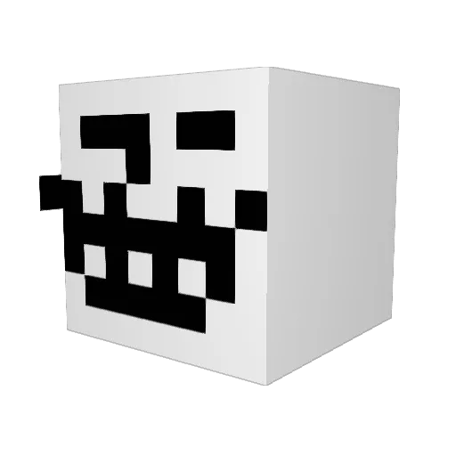 BradyNot01 Minecraft avatar head, 3D render