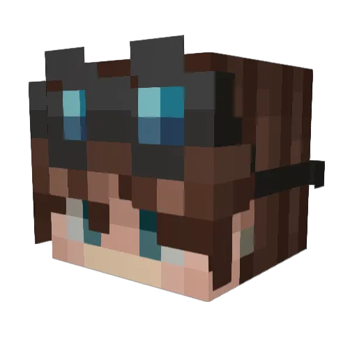 Brady_Boom32 Minecraft avatar head, 3D render