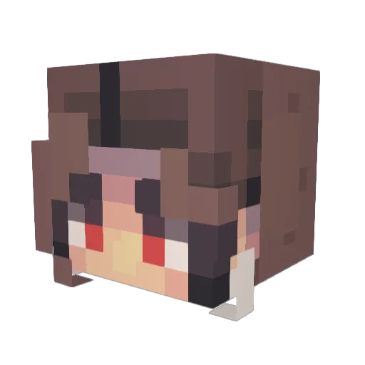 Braethiel Minecraft avatar head, 3D render