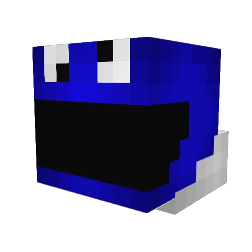 Bragaden Minecraft avatar head, 3D render