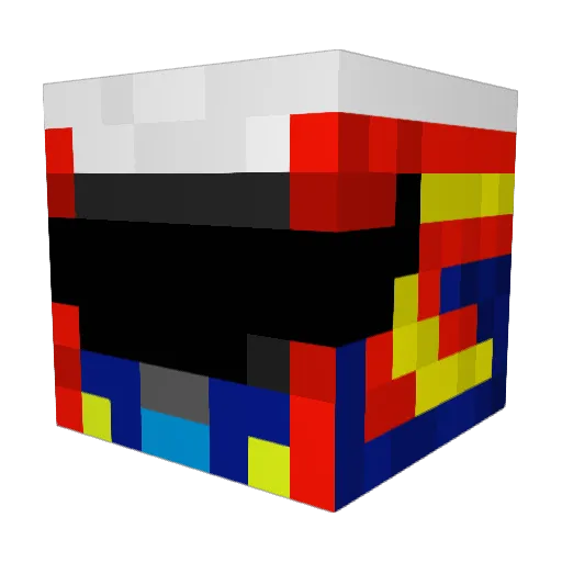 Bragald0 Minecraft avatar head, 3D render