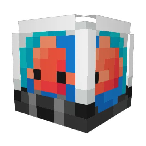 Brago19 Minecraft avatar head, 3D render