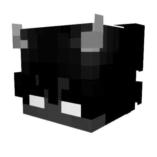 Brahkas Minecraft avatar head, 3D render