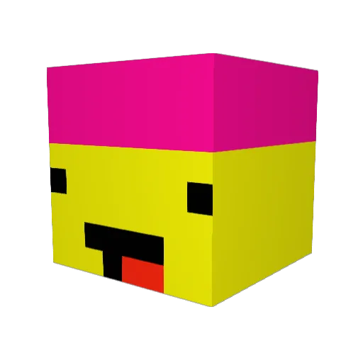 Brahmxhh Minecraft avatar head, 3D render