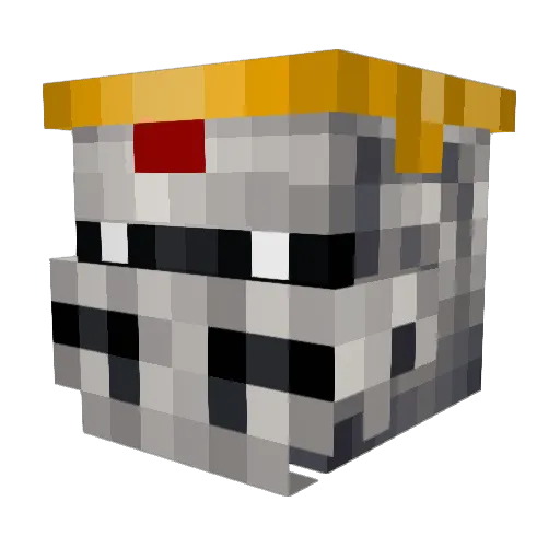 Braimos Minecraft avatar head, 3D render
