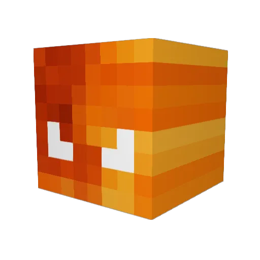 BrainIS0 Minecraft avatar head, 3D render