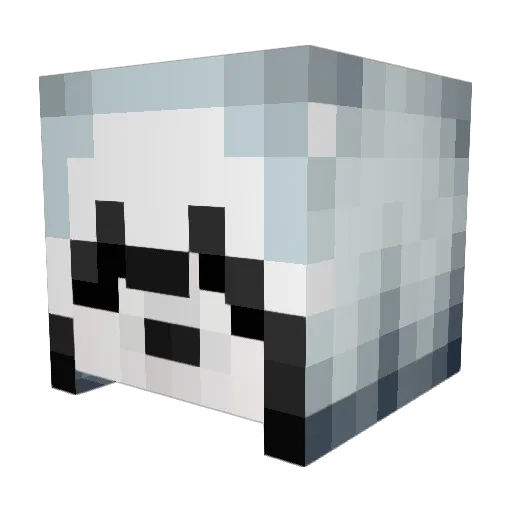 Brain_Glass Minecraft avatar head, 3D render