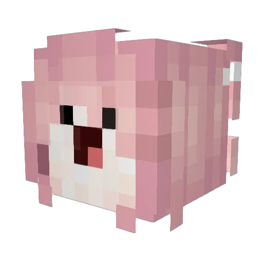 Brainafkallday Minecraft avatar head, 3D render