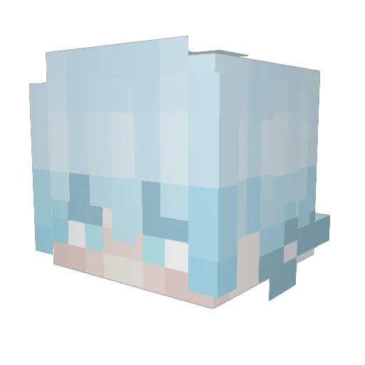 Braincell22 Minecraft avatar head, 3D render