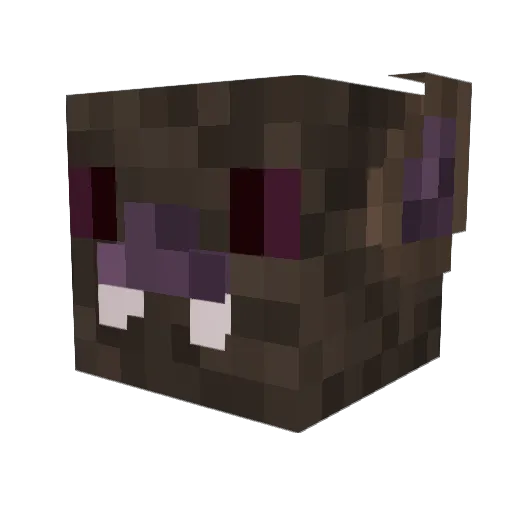 BraincellLL Minecraft avatar head, 3D render