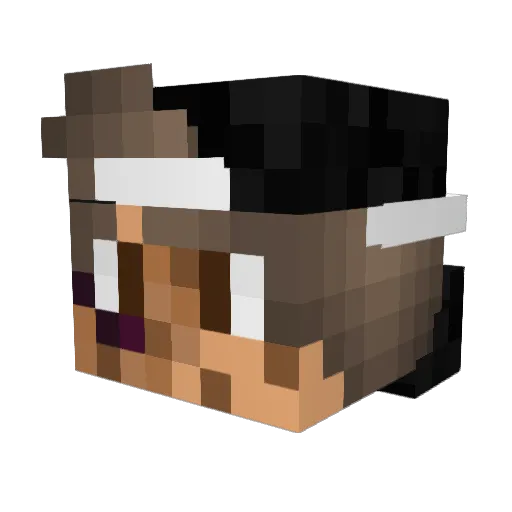 Braindead420692 Minecraft avatar head, 3D render
