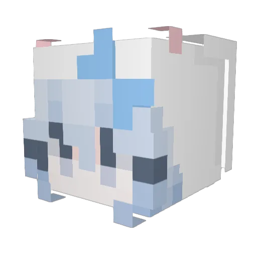 BrainyJobless793 Minecraft avatar head, 3D render