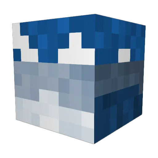 Braithh Minecraft avatar head, 3D render