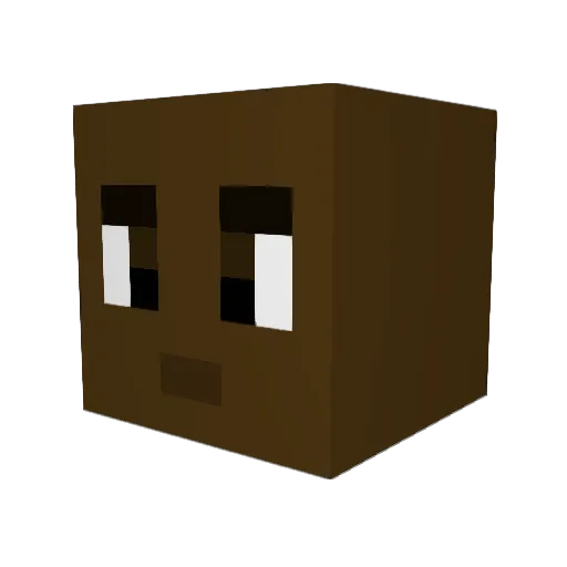 BrakHazes Minecraft avatar head, 3D render
