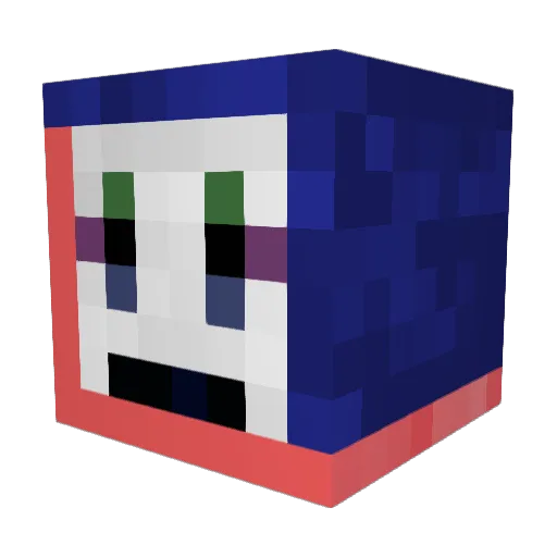 Brakir06 Minecraft avatar head, 3D render